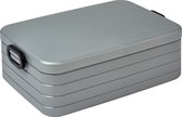 Mepal – Lunchbox Take a Break XL – Geschikt voor 12 boterhammen – Silver – Lunchbox voor volwassenen