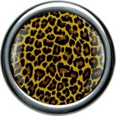 Tassenhanger Tassenhaak ONI Animal Print Chic Leopard in mooi organza zakje