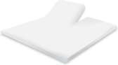 Drap-housse Fendu en haut Cotton Perkal Elegance - blanc 160x200cm - Drap-housse Split Simple - Une fente