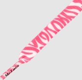 Schoenveters Mr.Lacy Printies Hot Pink/White Zebra 130 cm