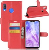 Book Case Huawei P Smart Plus Hoesje - Rood