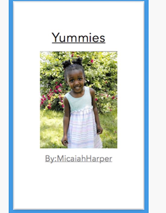 one 1 - I Love Yummies By Micaiah Harper - cover