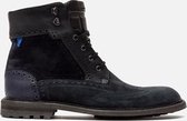 Floris van Bommel Heren Veterboots - Blauw - Maat 45