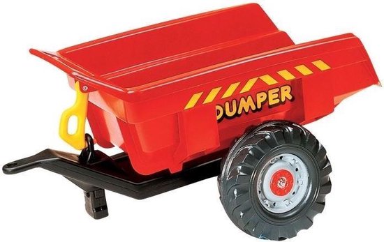 passage rol Land van staatsburgerschap Falk Traptractor trailer dumper rood | bol.com