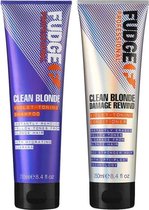 Fudge Clean Blonde Violet Toning Duopack Shampoo + Conditioner - 250 ml