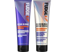 Fudge Clean Blonde Violet Toning Shampoo + Conditioner - 250 ml