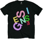 Genesis Heren Tshirt -S- Scatter Zwart