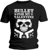 Bullet For My Valentine Heren Tshirt -L- Bullet Club Zwart