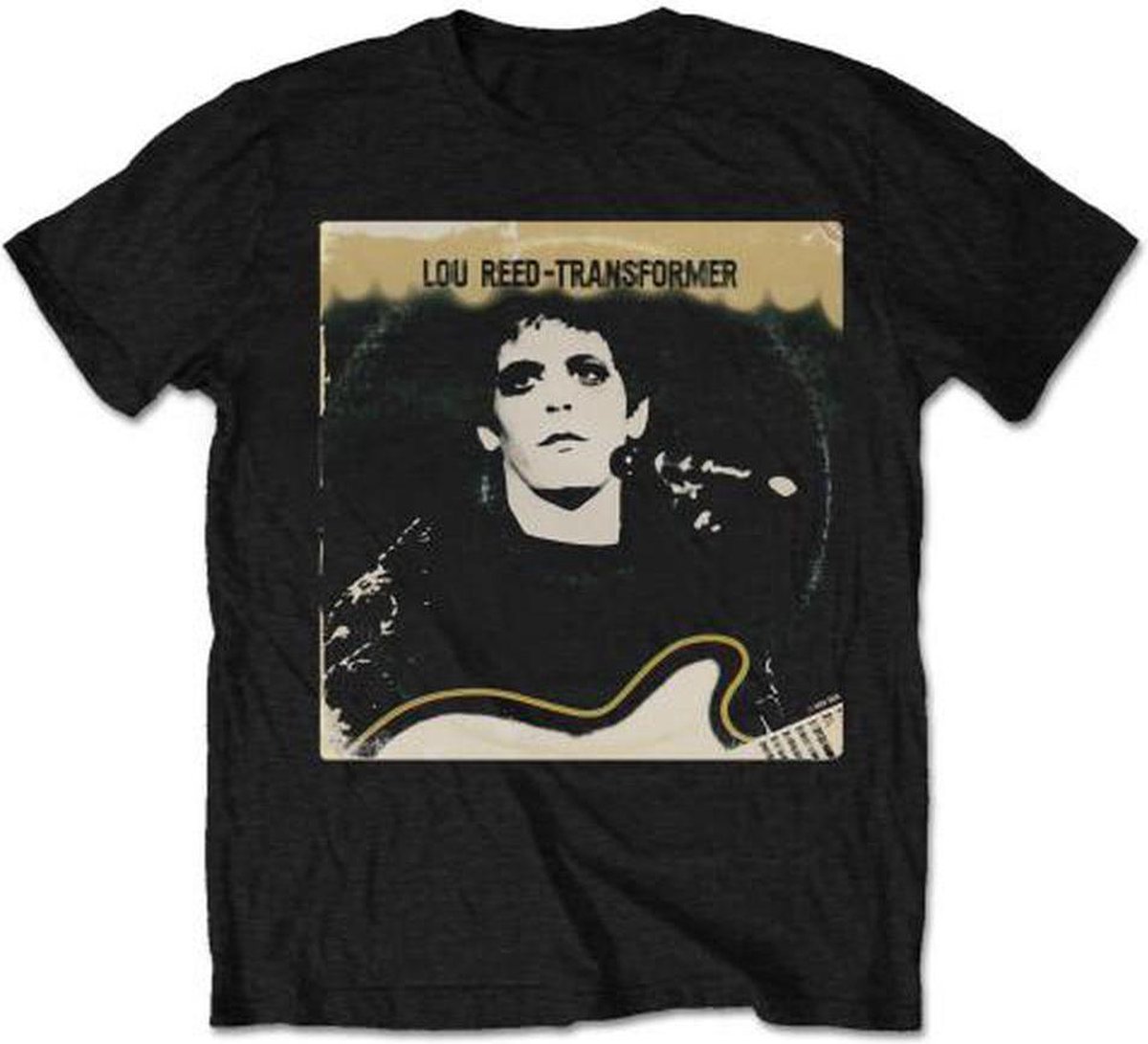 Afbeelding van product Rock Off  Lou Reed Heren Tshirt -XXL- Transformer Vintage Cover Zwart  - maat XXL