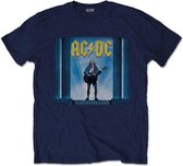 AC/DC Heren Tshirt -2XL- Who Man Who Blauw