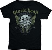 Motorhead Heren Tshirt -L- Wings Zwart