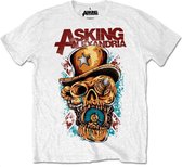 Asking Alexandria - Stop The Time Heren T-shirt - S - Wit