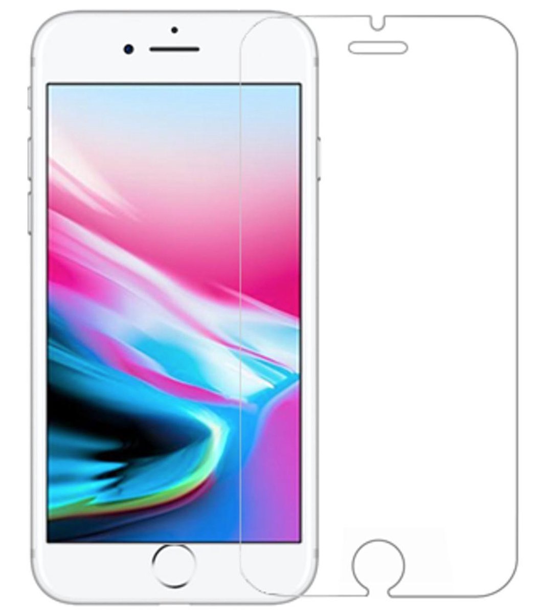 Twee Stuks glazen Screenprotector - Beschermglas - Geschikt voor Iphone 6/7/8 plus - Tempered Glass