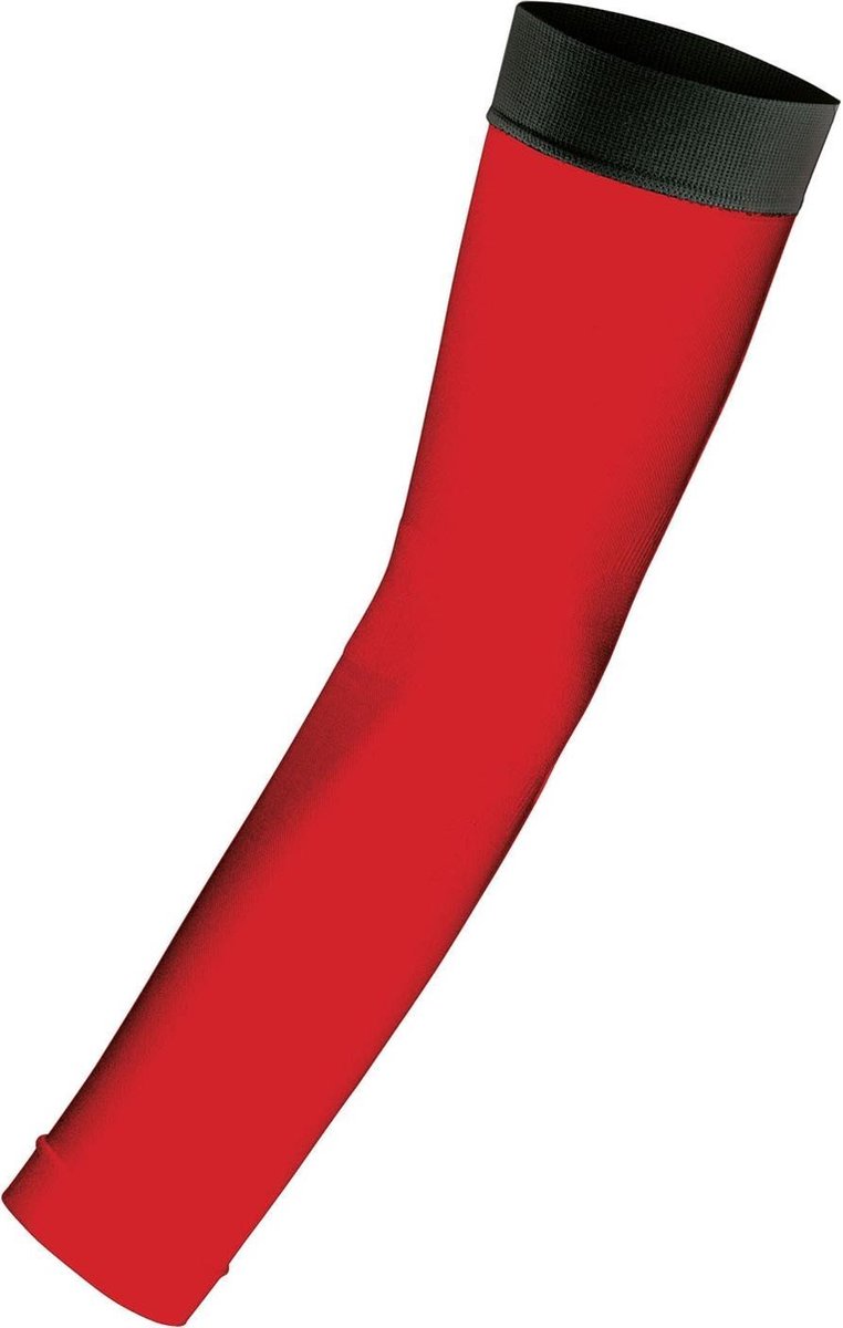 Senvi Sports Compressie Sleeve - Arm- Zwart/Rood Maat XL