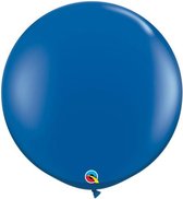Megaballon Sapphire Blue 90 cm 2 stuks