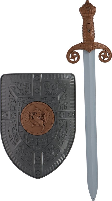 Earth Guard - Speelgoed zwaard met schild 60cm - Met | bol.com