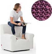 Milos meubelhoezen - Hoes voor fauteuil 70-110cm - Paars
