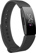 Fitbit Inspire (HR) Siliconen bandje |Zwart / Black|Premium kwaliteit| S/M | TrendParts
