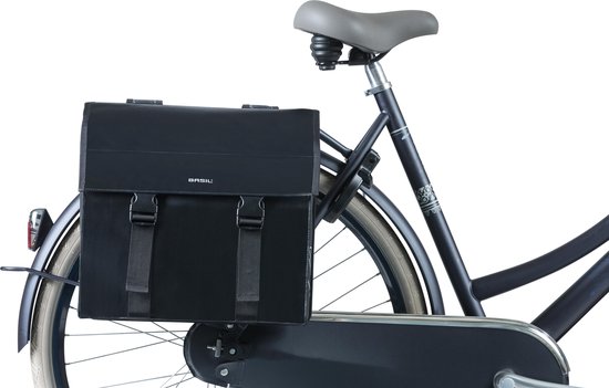 Basil Urban Load Dubbele fietstas - Zwart - 48 Liter van Basil — afbeelding 3