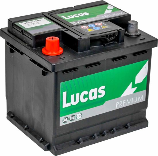 brand bereiden Oneindigheid Lucas Premium Auto Accu | 12V 45AH 400 CCA | + Pool Links / - Pool Rechts  |... | bol.com