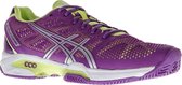 Asics Gel-Solution Speed 2 Clay  Sportschoenen - Maat 42 - Vrouwen - paars/wit/groen