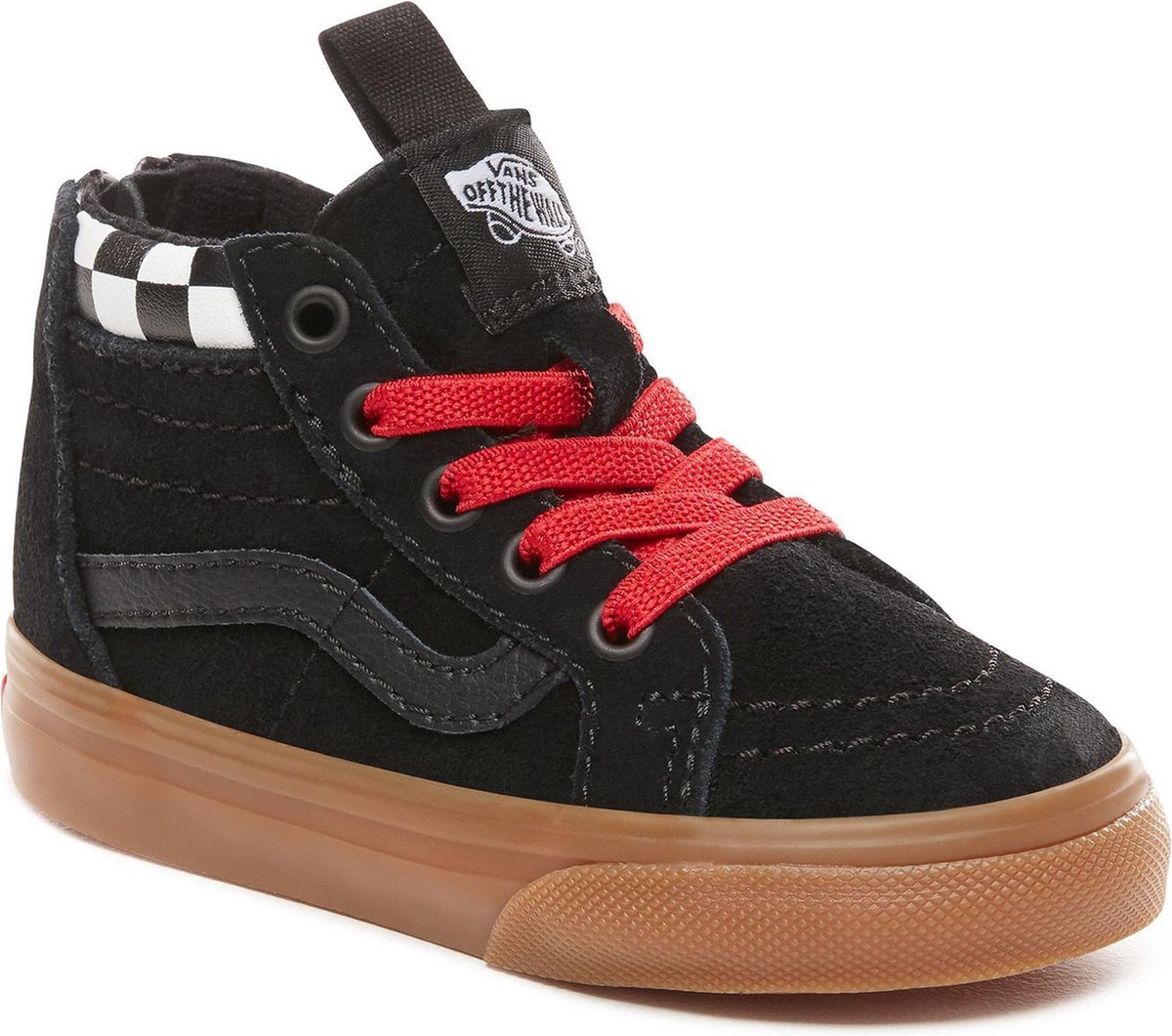 Vans SK8 Hi MTE Sneaker Sneakers - Maat 22 - Unisex - rood/zwart | bol.com