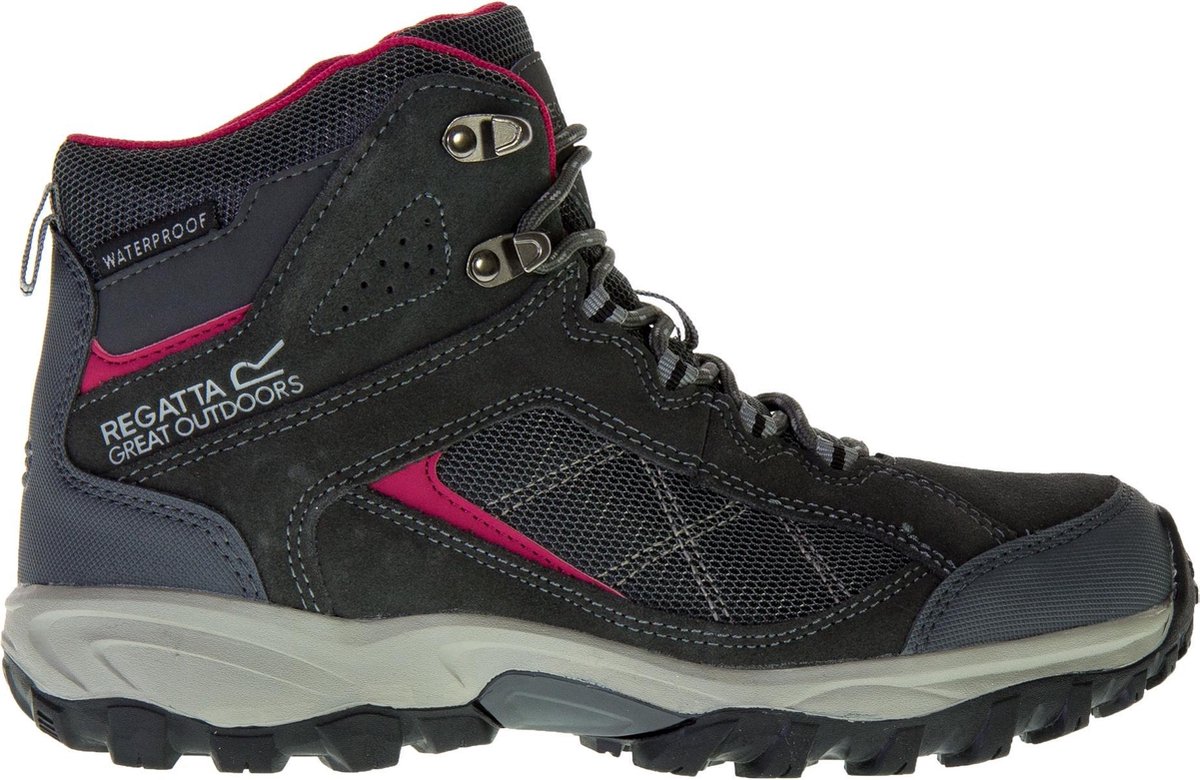 Regatta Clydebank Mid Wandelschoenen Dames Zwart Rood Maat 36 bol