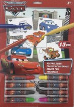 Cars kleurboekje - Disney Cars kleurboek met stiften