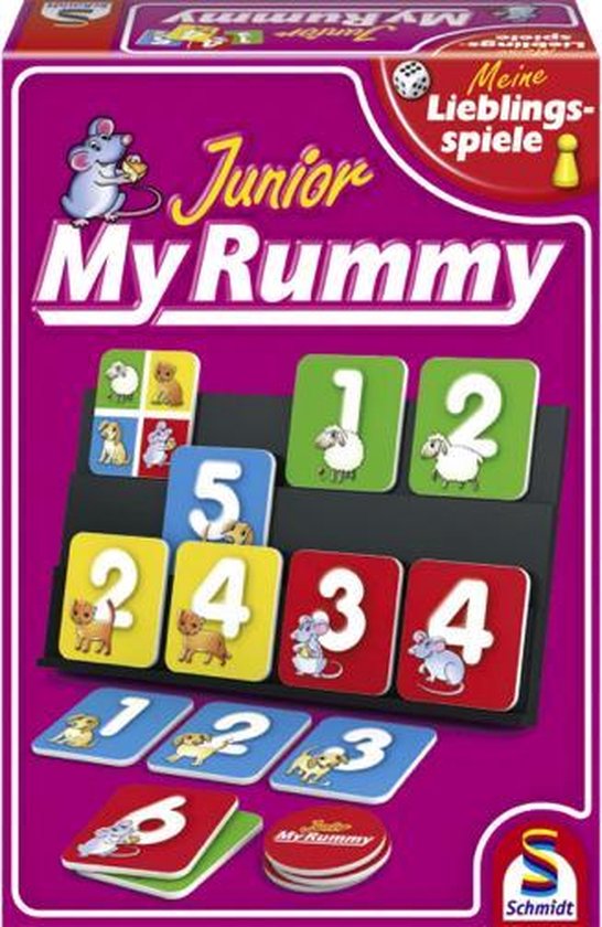 Thumbnail van een extra afbeelding van het spel MyRummy Junior - Educatief Spel - kinderspel