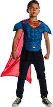 Superman - Men of steel - shirt met cape en foam wasbord
