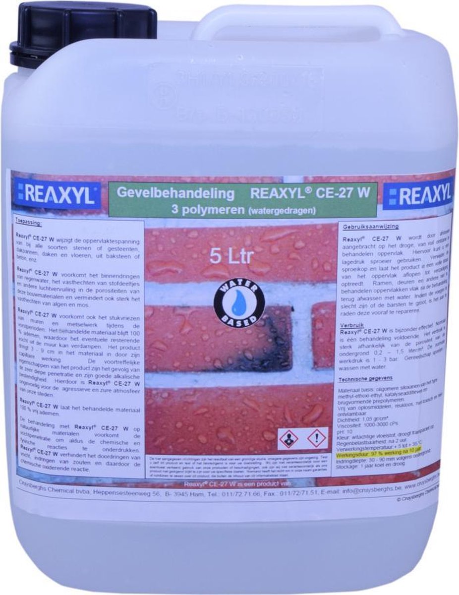Reaxyl CE-27 W gevelbehandeling / hydrofuge