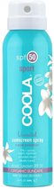 COOLA TRAVEL SPRAY SPF50 UNSCENTED 88ML