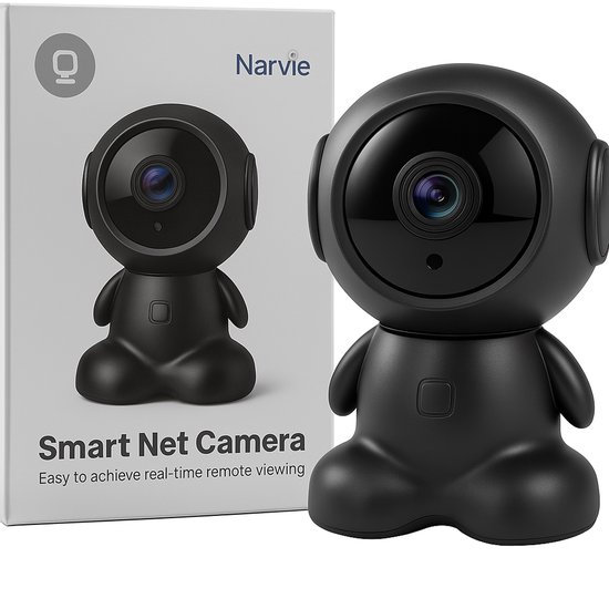 Caméra De Surveillance Robot WiFi 1080P - Vision Nocturne - Intérieur/Extérieur - Sans Marque