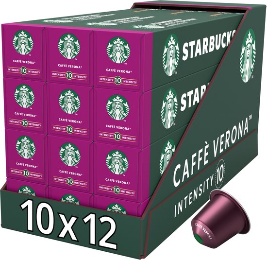 Starbucks by Nespresso Caffe Verona Dark Roast capsules - 120 koffiecups