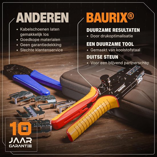 SOMELINE Krimptang incl. 26 Soorten Kabelschoenen - Kabelschoenen Assortiment voor [0,34-6mm²] Cable Crimping Tool,Kabelschoenen Kabelschoentang Set - Kabelhulzen - Ferrule Crimping Tool Kit