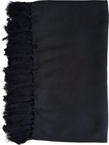 Sarong Effen - Handgemaakte Pareo Omslagdoek Omslagrok Wikkelrok Dames Heren - Zwart