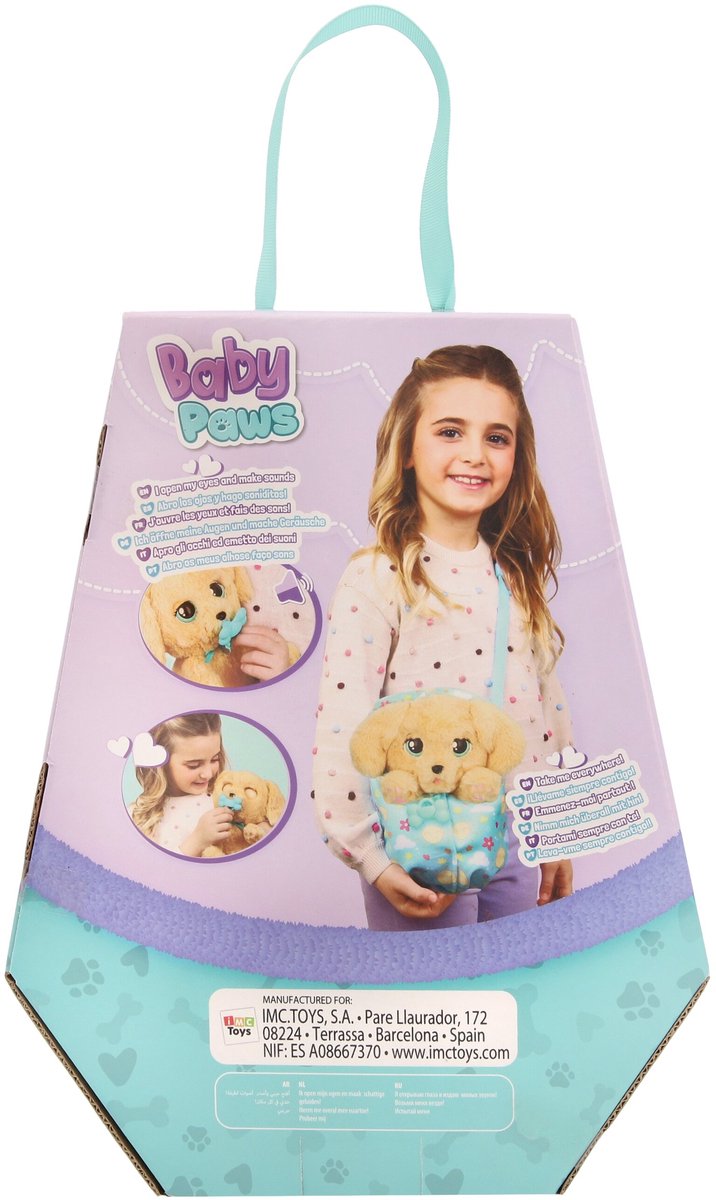Baby Paws hondje Labrador - Interactieve pluchen knuffel — afbeelding 7