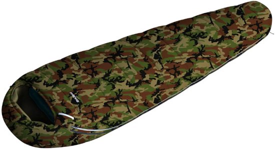 Husky mummyslaapzak voor kinderen Junior Army -10°C 2024 - 190 cm - Camo Groen van Husky — afbeelding 3