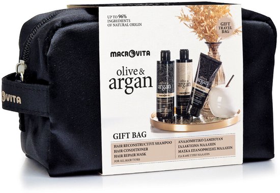 Coffret cadeau Olive & Argan pour un soin capillaire complet