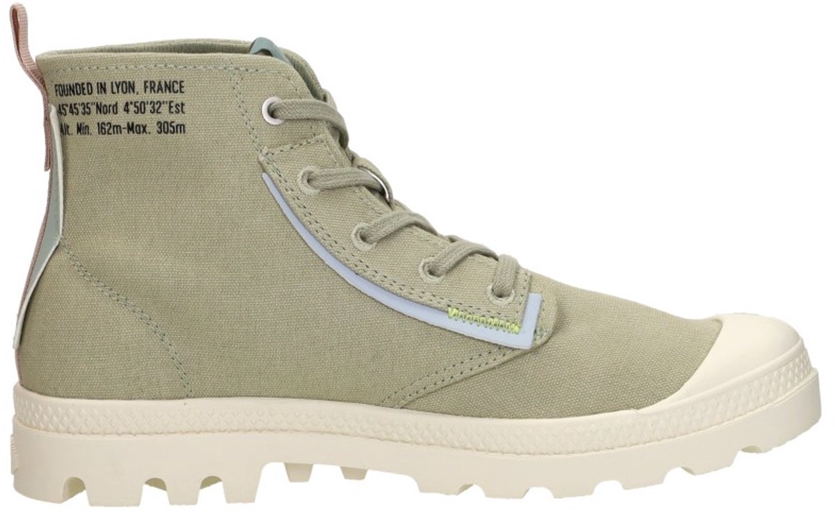 Palladium Pampa Underlayer Wandelschoenen Eucalyptus