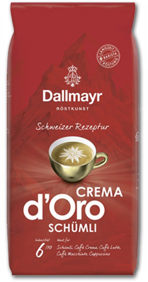 Dallmayr Crema d'Oro Schümli Bonen - 4 KG