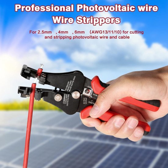 Multifunctionele Automatische Striptang voor Zonne-energie Fotovoltaïsche Toepassingen