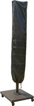 Brixy Parasolhoes - Tot Ø300cm - Waterdicht - Rond & Vierkant - 183 x 35 x 25cm - Trekkoord - Staand - Zwart
