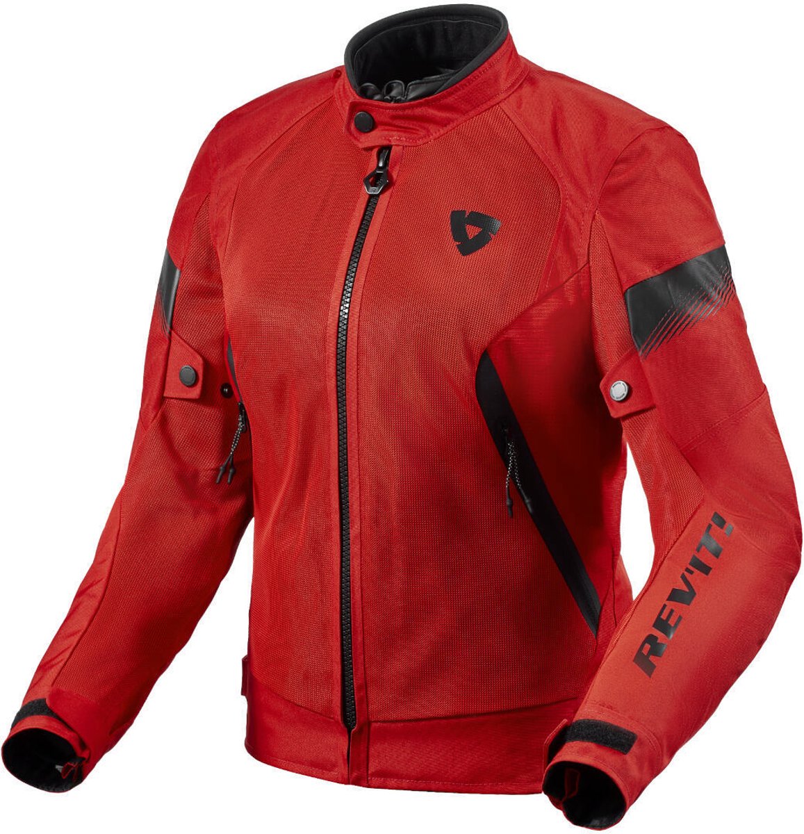 REV’IT! Control Air H2O Dames Rood Zwart Motorjas - Maat 36 - Jas