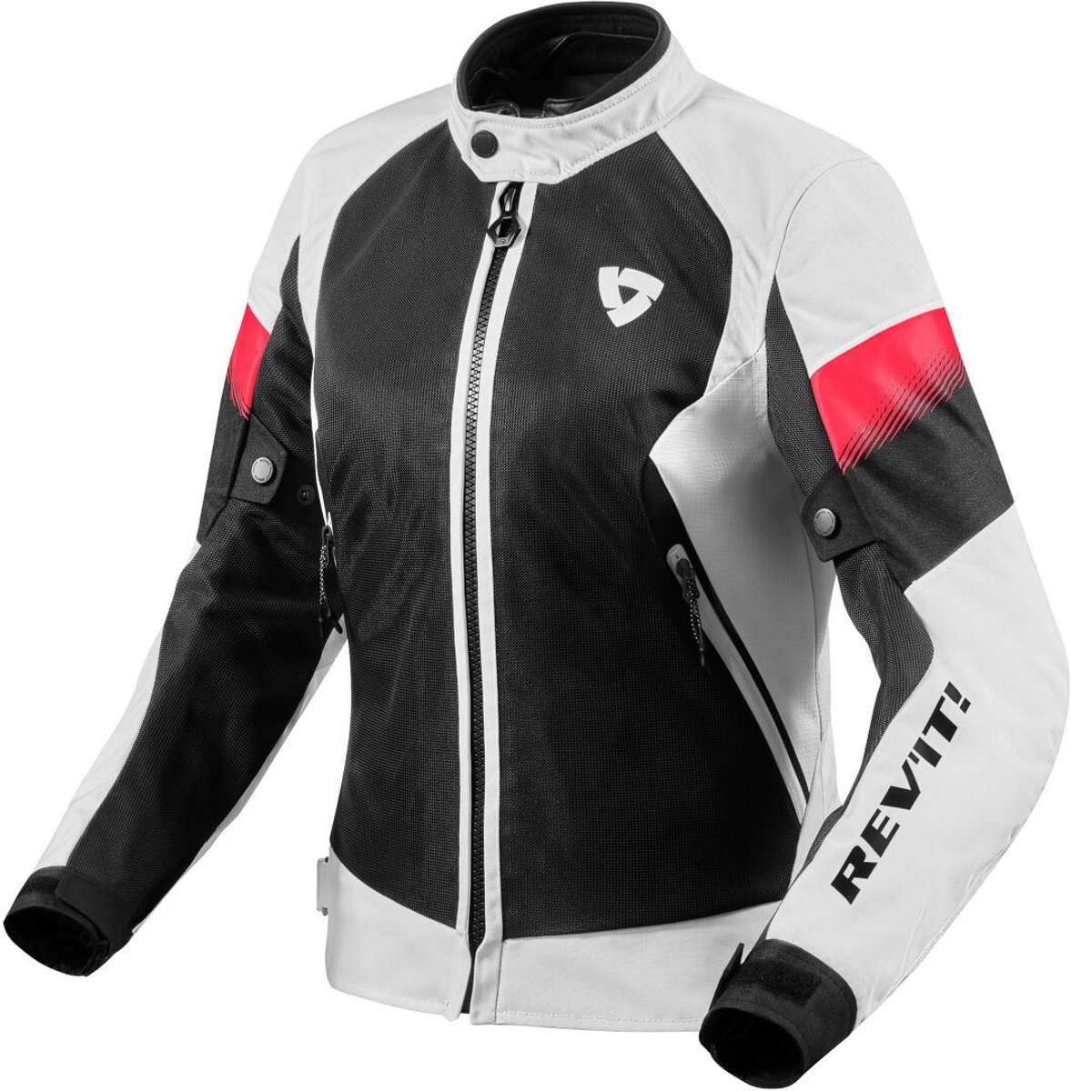 REV’IT! Control Air H2O Dames Wit Zwart Motorjas - Maat 40 - Jas