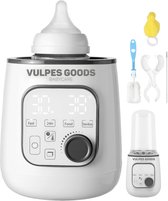 Vulpes Goods® BabyCare - Flessenwarmer PRO 10in1 - Flesverwarmer - Flessenverwarmer - Verwarming van vloeistoffen en eten - Snel opwarmen - Opwarmen, warmhouden, ontdooien en steriliseren - BPA vrij - Thermostaat - Incl. Schoonmaakset
