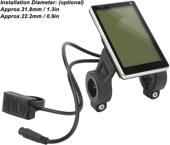 M5 Elektrische Fiets LCD Display Meter 24V 36V 48V 60V E Scooter LCD