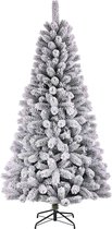 Bol.com Black Box medford kerstboom groen frosted tips 710 maat in cm: 215x114 aanbieding