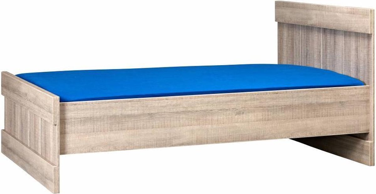 Bed 120x210 - Donker grijs hout - Storm