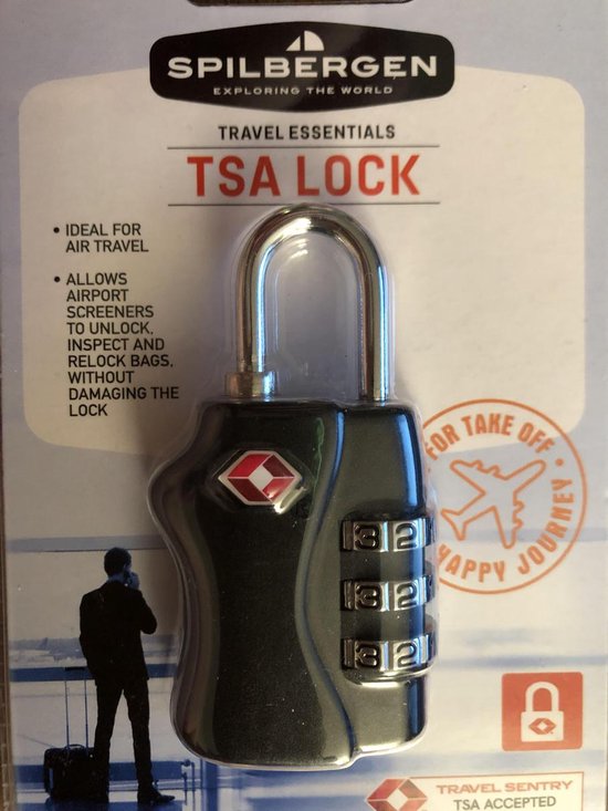 TSA slot - Lock   Hangslot Kofferslot - Bagage Cijferslot Met Cijfercode - Koffer Reisslot Met Code - Spilbergen